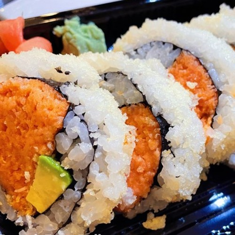Delicious Rainbow Roll and Sushi Favorites